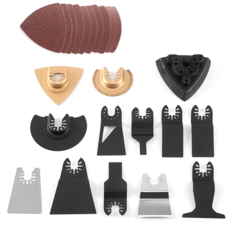 foto del prodotto stahlwerk set di accessori da 23 pezzi per utensili multifunzione oscillanti