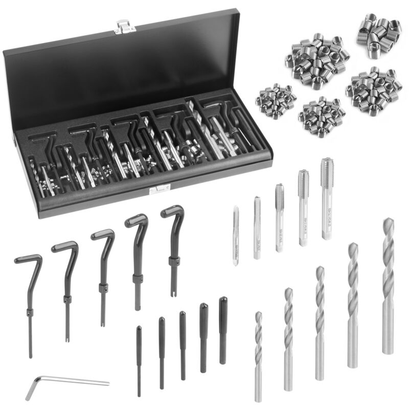 foto del prodotto stahlwerk set di riparazione filetti set di riparazione filetti da 131 pezzi m5 m12