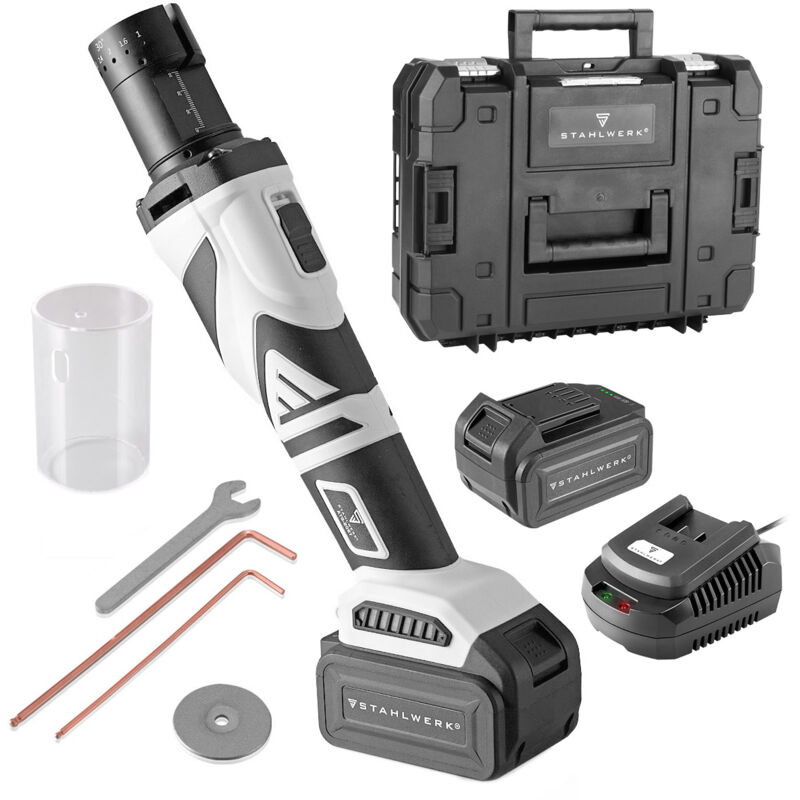 foto del prodotto stahlwerk smerigliatrice per tungsteno atg 20 st smerigliatrice per tungsteno con 125w per elettrodi di tungsteno da 1,6 mm a 3,2 mm, velocit 