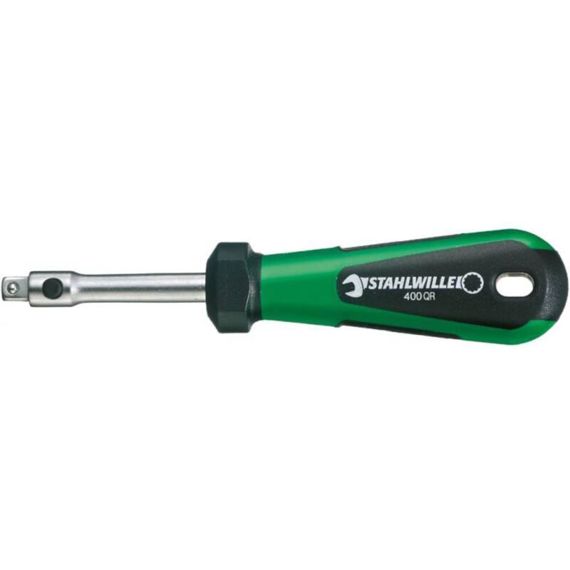 foto del prodotto stahlwille 400qr steckgriff 1 4 zoll mit quick release 11051010 impugnatura impronta cacciavite 1 4 6.3 mm 1 pz.