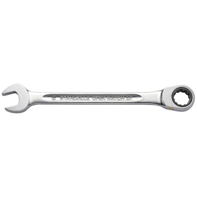 foto del prodotto stahlwille 40171313 17f 13 flach chiave a cricchetto combinata misura metrica 8 19 mm