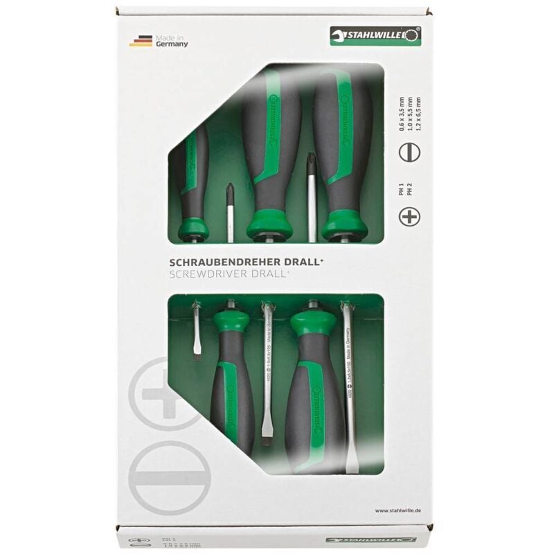 foto del prodotto stahlwille 4687 officina e meccanica kit cacciaviti 5 parti croce phillips, taglio