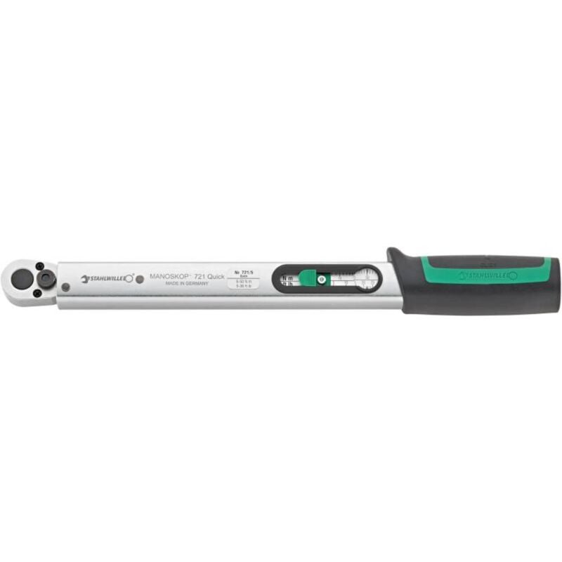 foto del prodotto stahlwille 721 5 quick 50204005 chiave dinamometrica calibrato iso 6 50 nm