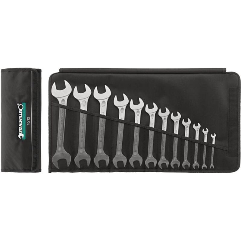 foto del prodotto stahlwille 96400304 2021 05 10 kit chiavi a forchetta doppie misura metrica 8 19 mm