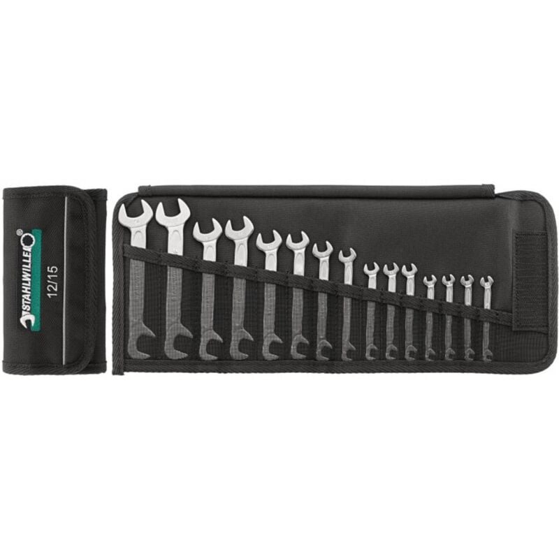 foto del prodotto stahlwille 96400653 2021 10 12 kit chiavi a forchetta doppie misura metrica 4 11 mm