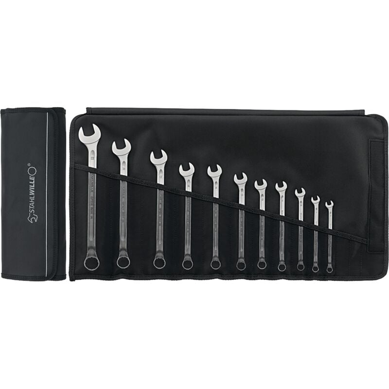 foto del prodotto stahlwille jeu de cl s mixtes openbox 14 11 pi ces sw 8 22mm forme b cr a sta