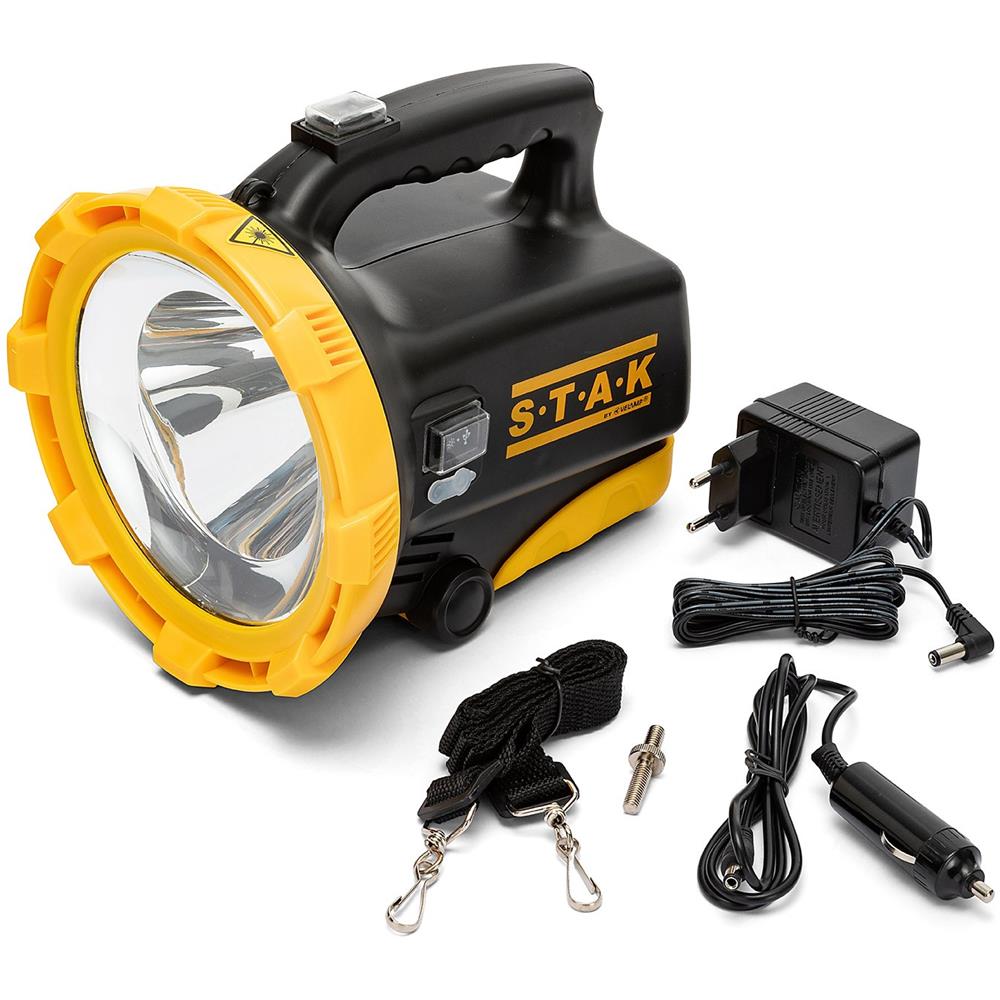 foto del prodotto stak faro torcia led ricaricabile led 20w cree 1600 lumen trainspotting