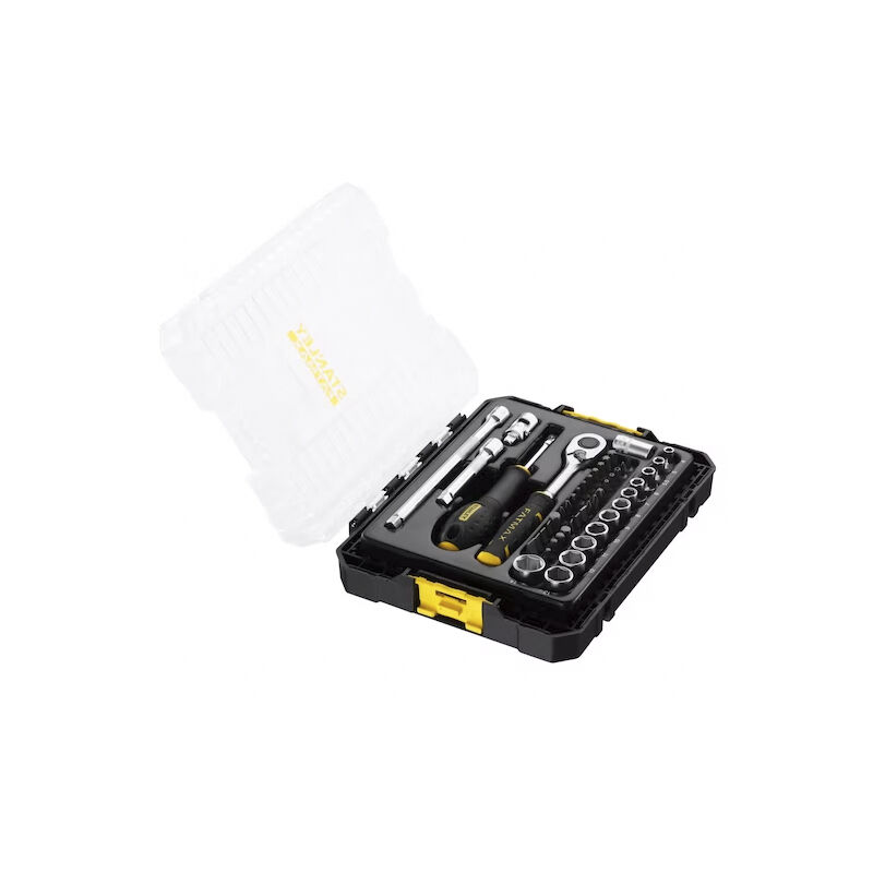 foto del prodotto stakbox m scatola prese stanley set 48 pz fatmax fmmt98101 0