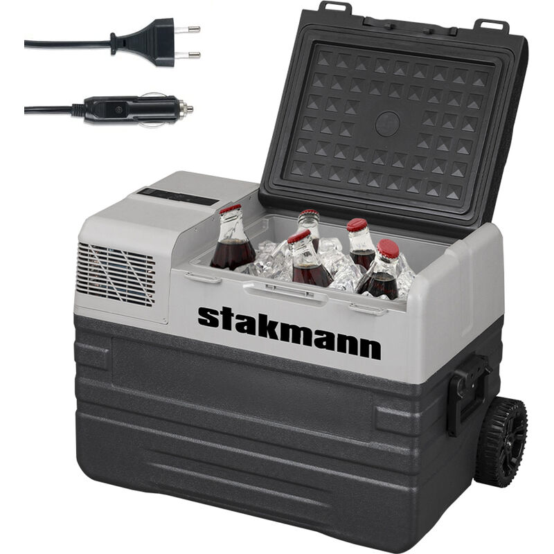 foto del prodotto stakmann frigorifero per auto barca camper 12v e 220v con compressore ac dc portatile 42l