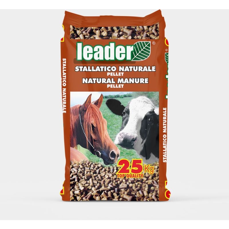 foto del prodotto stallatico naturale pellettato 25kg leader