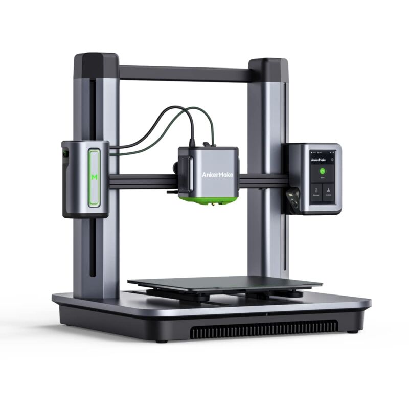 foto del prodotto stampante 3d ankermake m5, stampante 3d fdm, 5 volte pi veloce ed extra intelligente, riduzione dei tempi di stampa del 70 , dettagli uniformi di