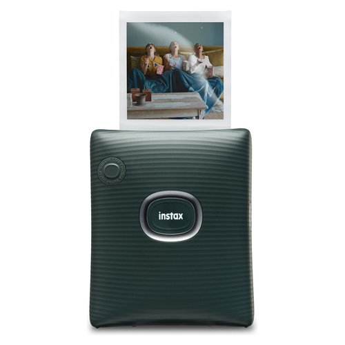 foto del prodotto stampante fotografica instax square link midnight green