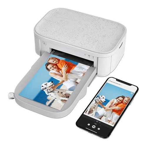 foto del prodotto stampante fotografica sprocket studio plus grey e white hpisps4x6eu