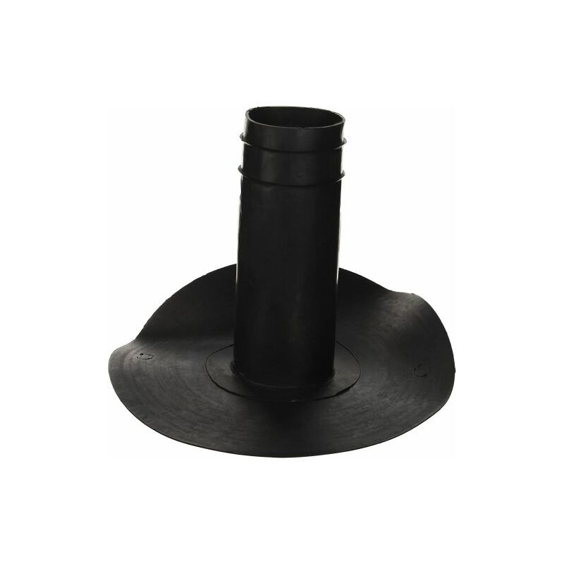 foto del prodotto stampast srl bocchettone di scarico messicano tondo pvc nero varie misure 23149v d. 100 mm 23150 