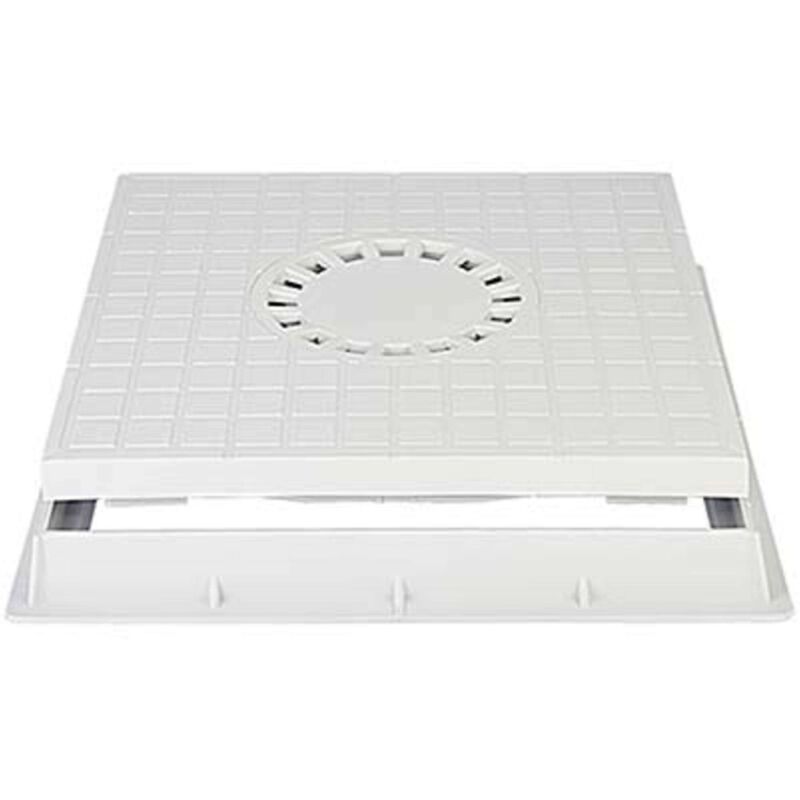 foto del prodotto stampast srl chiusino sifonato x pozzetto derivazione plastica cm 40x40 telaio 1 pezzo