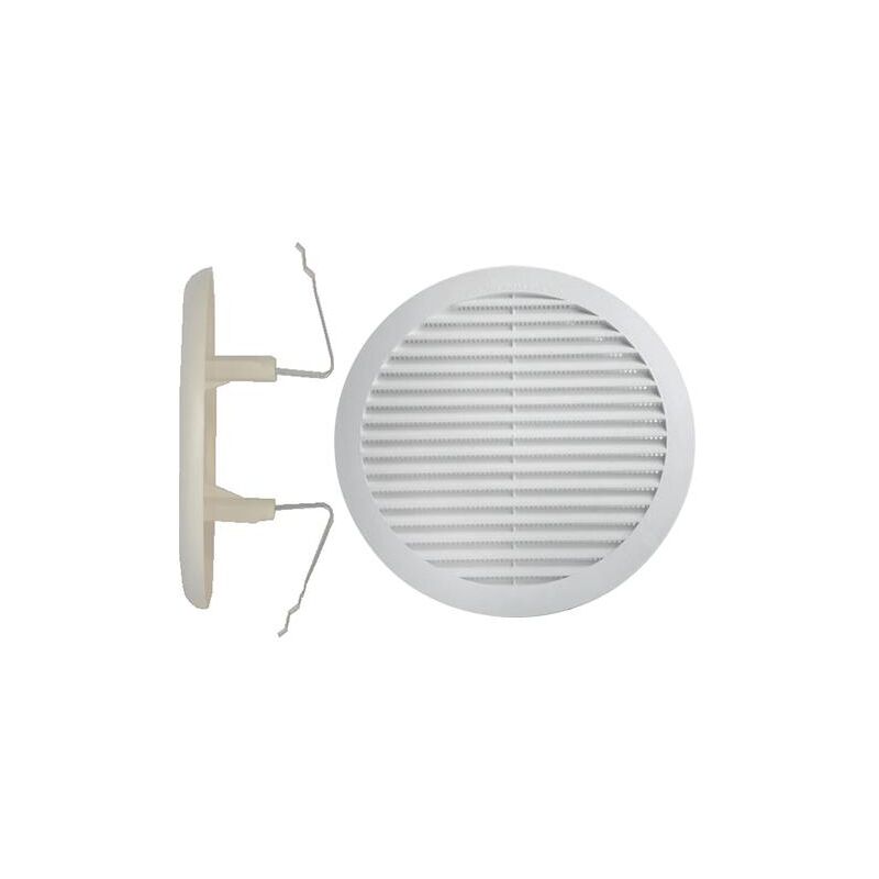 foto del prodotto stampast srl griglia tappo areazione antinsetti con molla per tubo ad incastro pvc 21135v mm da 63 a 125 21136 