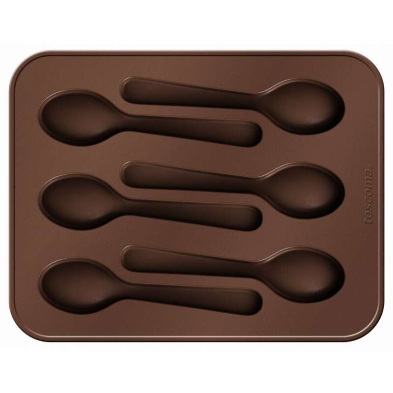 foto del prodotto stampo cioccolatini silicone marrone 15x18 cm tescoma