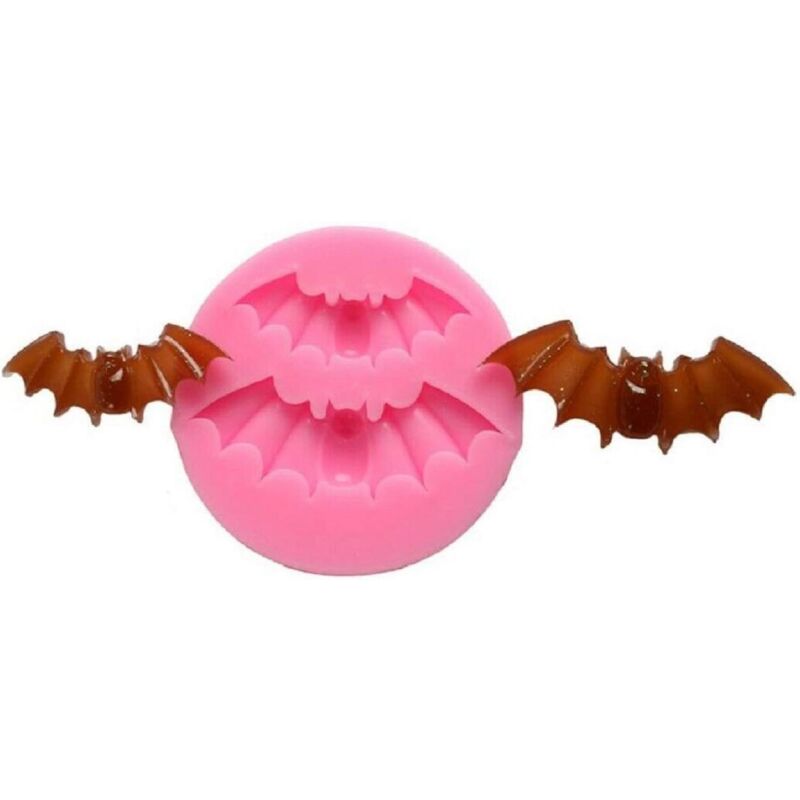 foto del prodotto stampo in silicone per halloween stampo in silicone per torta di zucca teschio pipistrello stampo per caramelle fai da te stampo decorativo in