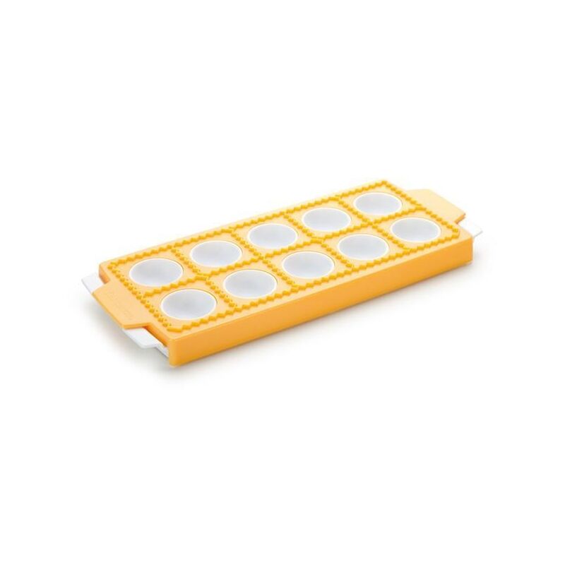 foto del prodotto stampo per 10 ravioli tondi tescoma 630875 4 cm
