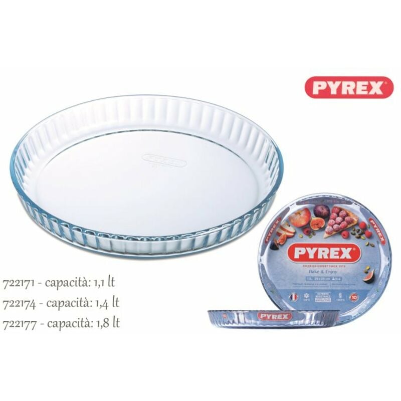 foto del prodotto stampo per torta in vetro da 24 cm 812b000 5046 pyrex