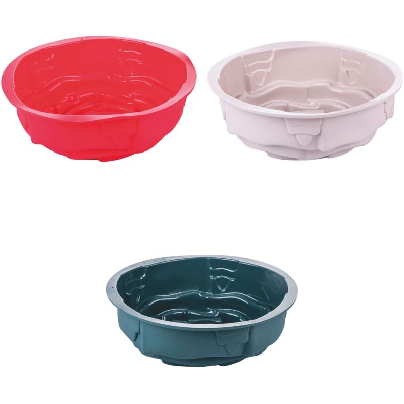 foto del prodotto stampo rosa dolci silicone 23.5x8.5cm 3 colori assortiti