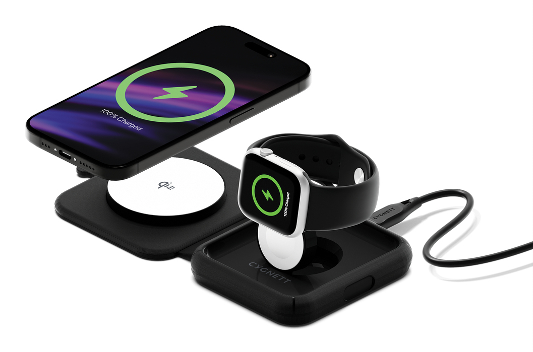 foto del prodotto stand 2 magtravel 2 in 1 with qi2 samsung galaxy cygnett