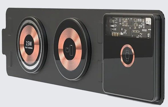 foto del prodotto stand 3in1 15w compat.magsafe vetro duduu x-fold gray - xf-001