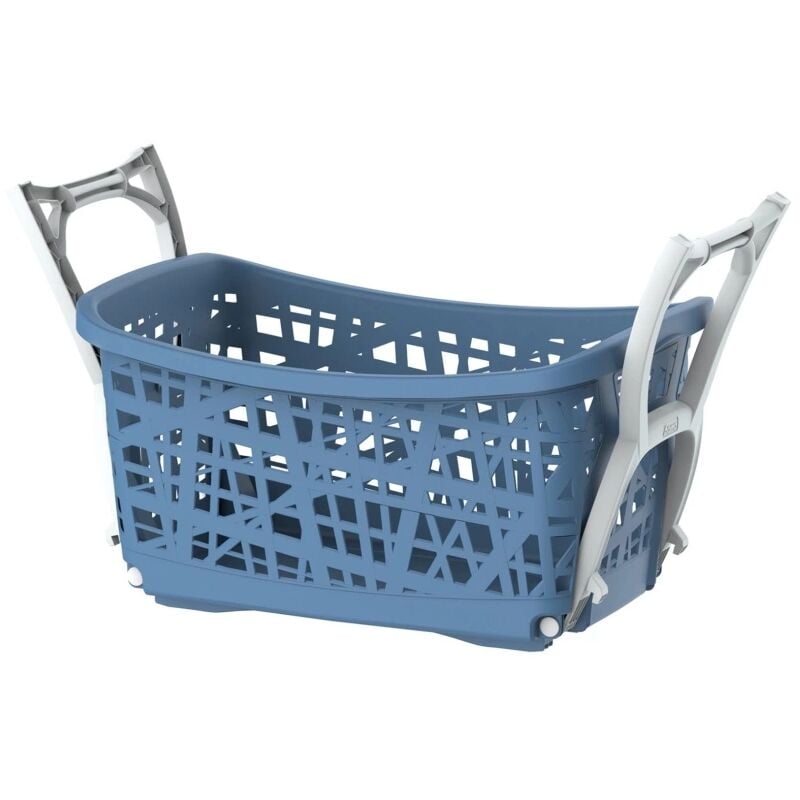 foto del prodotto stand up cesta portabiancheria con gambe reclinabili, colori assortiti bama
