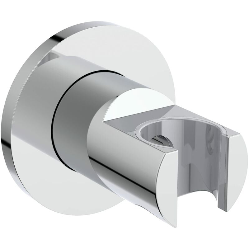 foto del prodotto standard multi suite, supporto tondo a parete per doccetta, cromato ideal