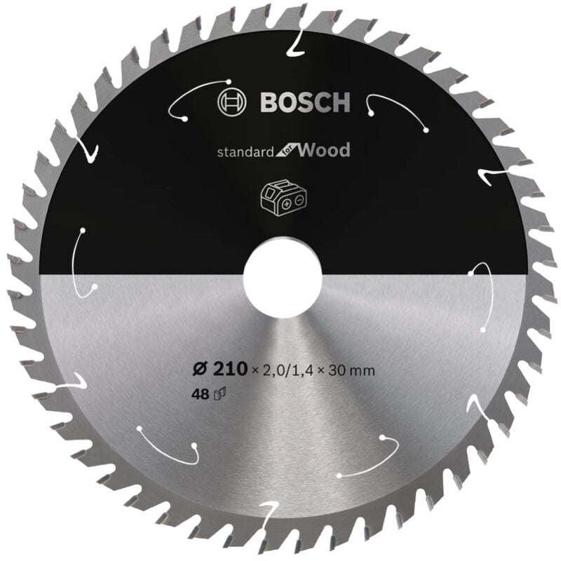 foto del prodotto standard per legno lama circolare bosch professional 210 x 30 x 1,7 mm 48 denti 2608837714 