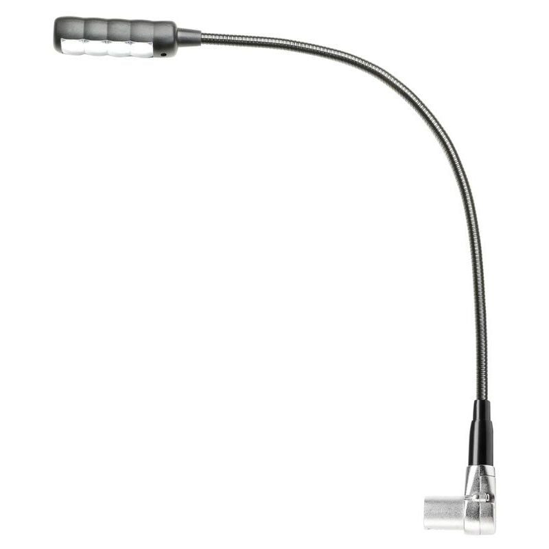 foto del prodotto stands sled 1 ultra xlr 4 a lampada a collo di cigno xlr quadripolare ad angolo con 4 cob led adam hall