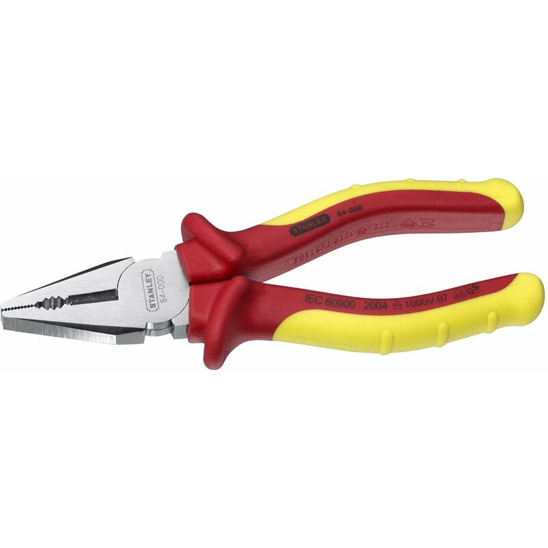foto del prodotto stanley 0 84 000 pinza universale isolata, 150 mm