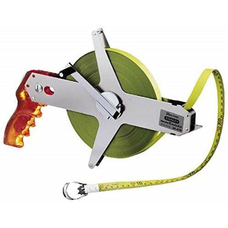 foto del prodotto stanley 1 34 477 rotella metrica master ii, 30 m, rotella