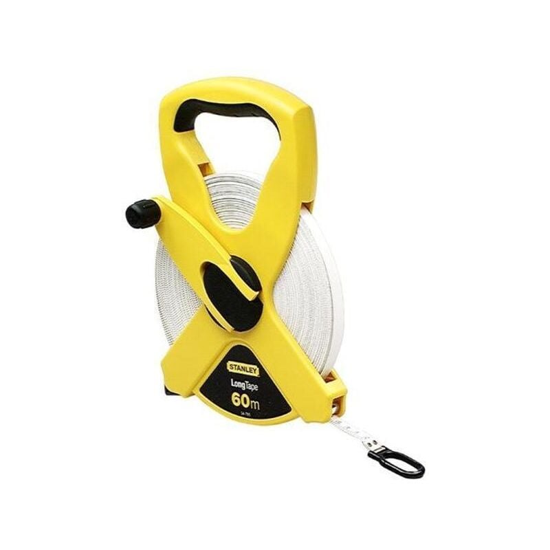 foto del prodotto stanley 2 34 795 nastro lungo di fibra di vetro con scatola aperta 60m x 12,5mm