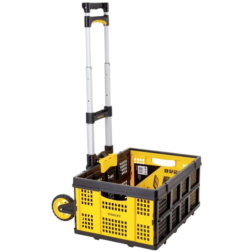 foto del prodotto stanley 60kg foldable hand truck 25kg foldable basket sxwtd 509 carrellino capacit di carico max. 60 kg