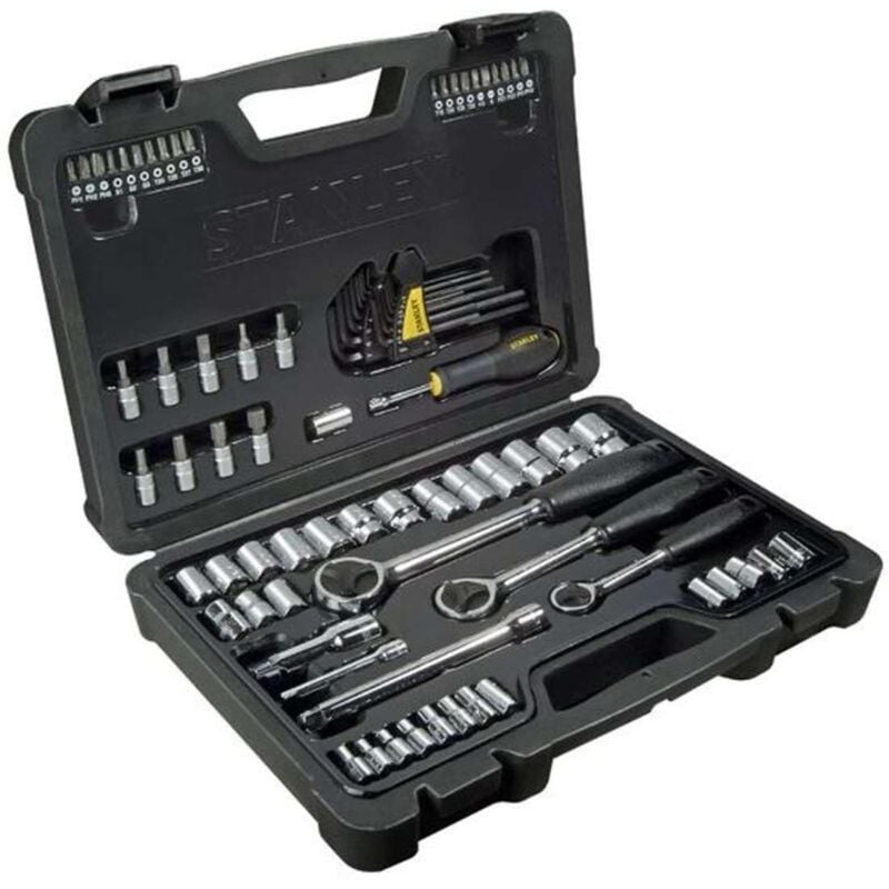 foto del prodotto stanley accessori set di 80 bit e chiavi a bussola stht0 73930