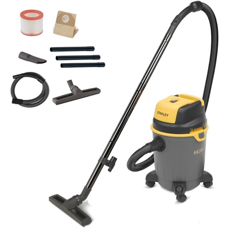 foto del prodotto stanley aspiratore solidi e liquidi sxvc20pe potenza assorbita 1200 w, capacit fusto 20 l 