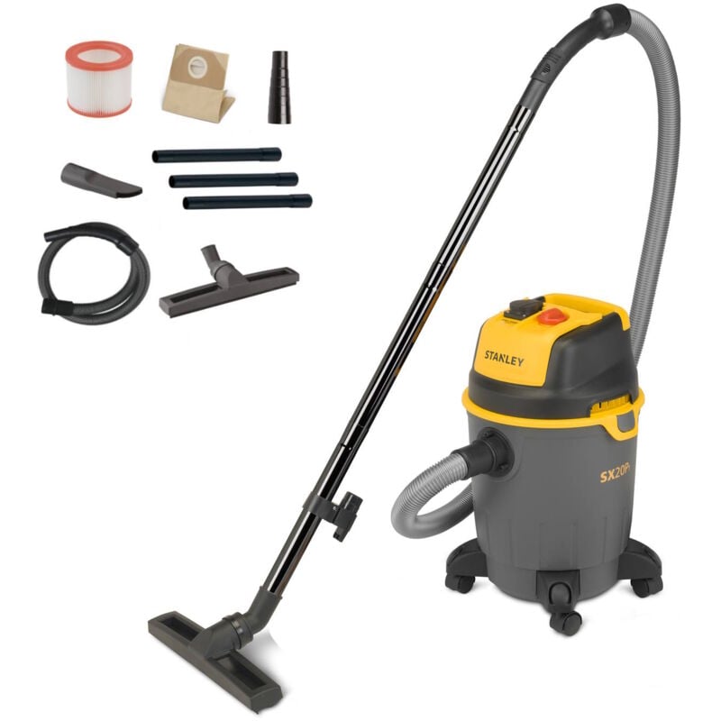 foto del prodotto stanley aspiratore solidi e liquidi sxvc20pte potenza assorbita 1200 w, capacit fusto 20 l 