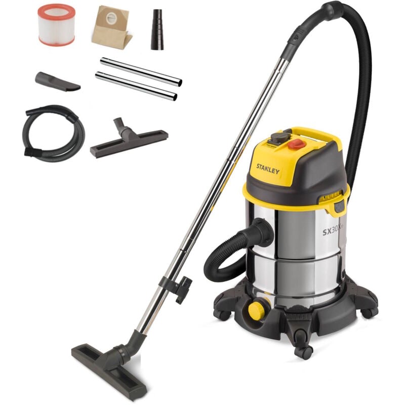 foto del prodotto stanley aspiratore solidi e liquidi sxvc30xtde potenza assorbita 1600 w, capacit fusto 30 l 
