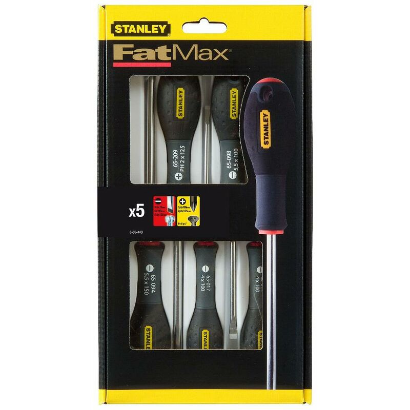 foto del prodotto stanley cacciavite da elettricista phillips set da 5 pezzi fatmax 0 65 440