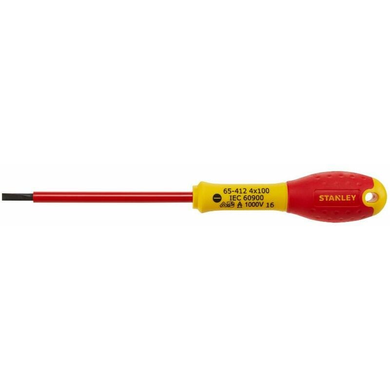 foto del prodotto stanley cacciavite isolato fatmax 1000v 4x100mm 1 65 412