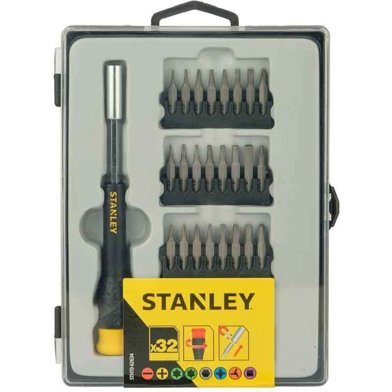 foto del prodotto stanley - cacciaviti di precisione con inserti 32 pz 62634