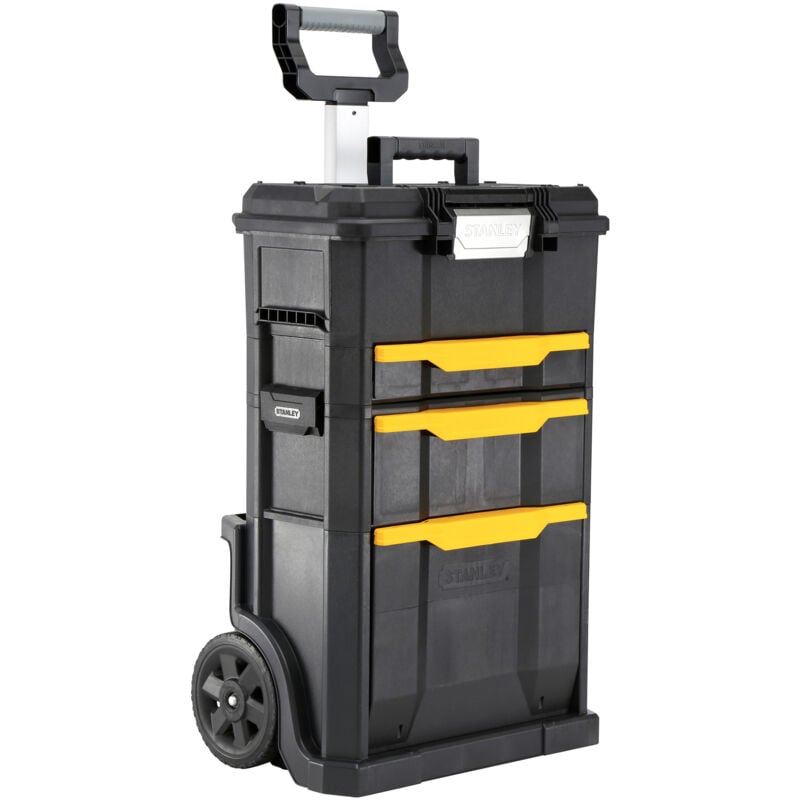 foto del prodotto stanley carrello porta attrezzi modulo 2 in 1 cassetta porta attrezzi con cassetto touchlatch stst1 70344