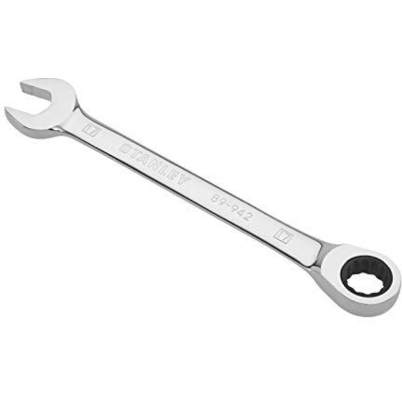 foto del prodotto stanley chiave combinata a cricchetto mm. 17 stanley