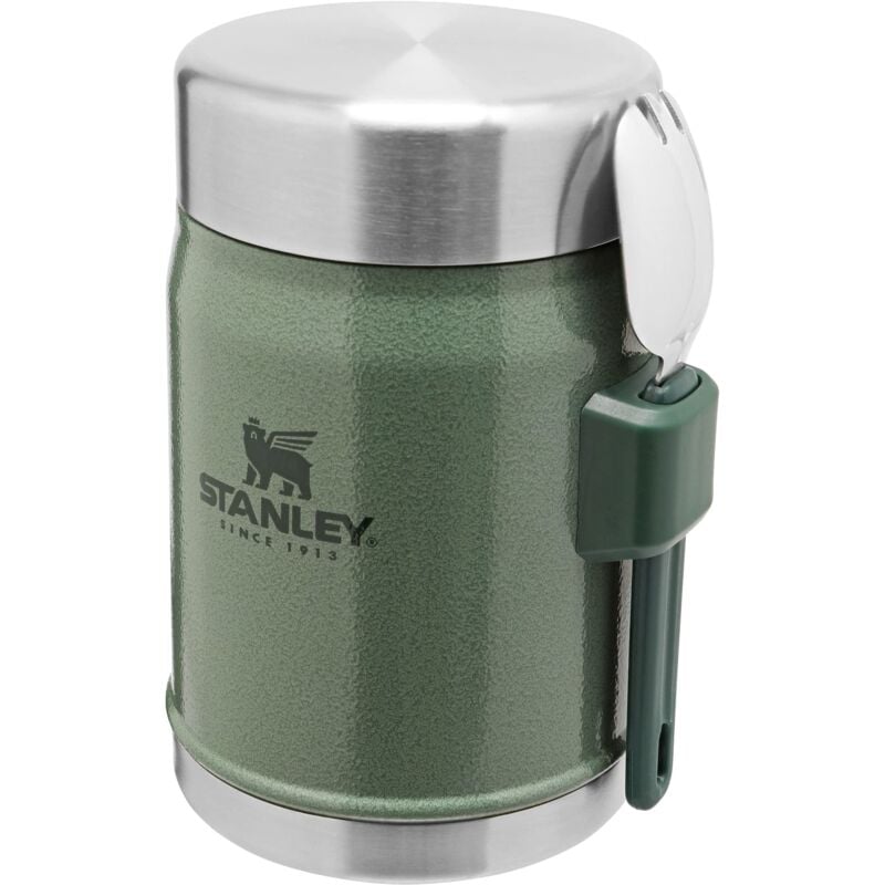foto del prodotto stanley classic legendary food jar 0.4l con spork thermos mantiene caldo o freddo per 7 ore contenitore termico per alimenti caldi lavabile