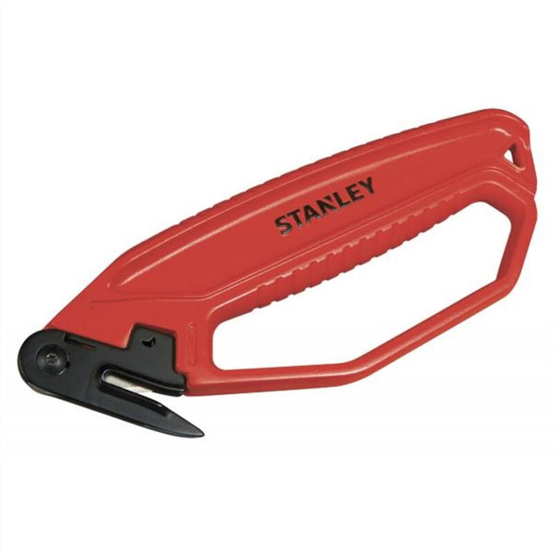 foto del prodotto stanley coltello di sicurezza tagliacarte taglia nastro reggetta 0 10 244
