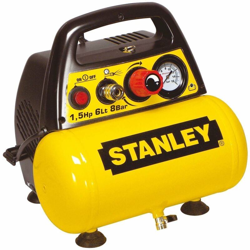 foto del prodotto stanley compressore 6 lt 1,5hp d 200 dn200 8 6