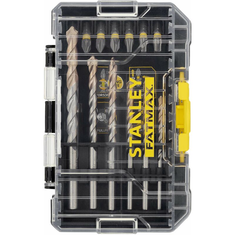 foto del prodotto stanley fatmax sta88552 xj juego de 19 piezas para atornillar y taladrar