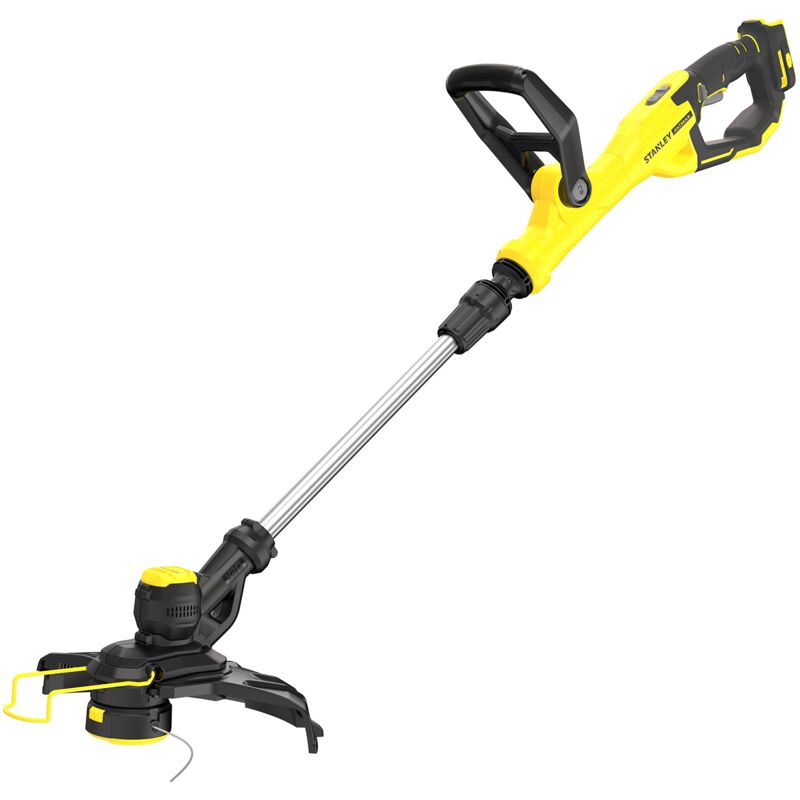 foto del prodotto stanley fatmax tagliabordi a batteria litio ampiezza taglio 33 cm, velocit regolabile, doppia impugnatura 18 v 4.0 ah, sfmcst933m1 qw