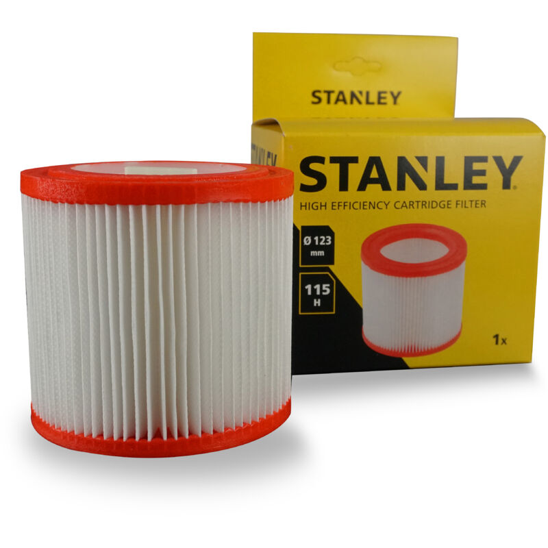 foto del prodotto stanley filtro cartuccia ad alta efficienza per aspiratori solidi e liquidi